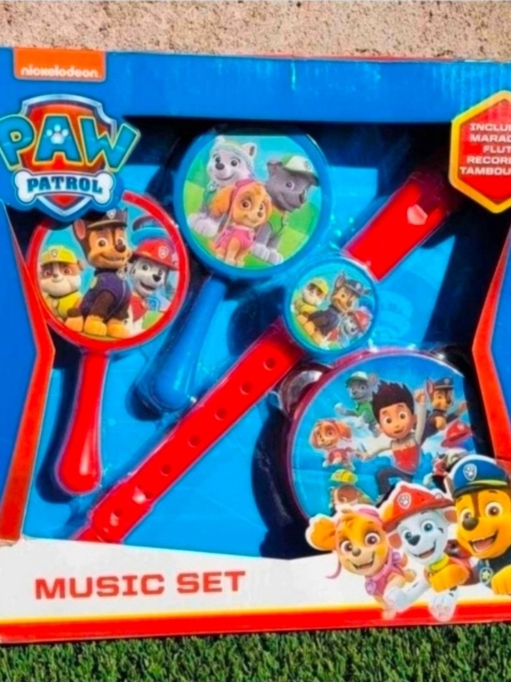 Paw Patrol Red and Blue Kids Music Set